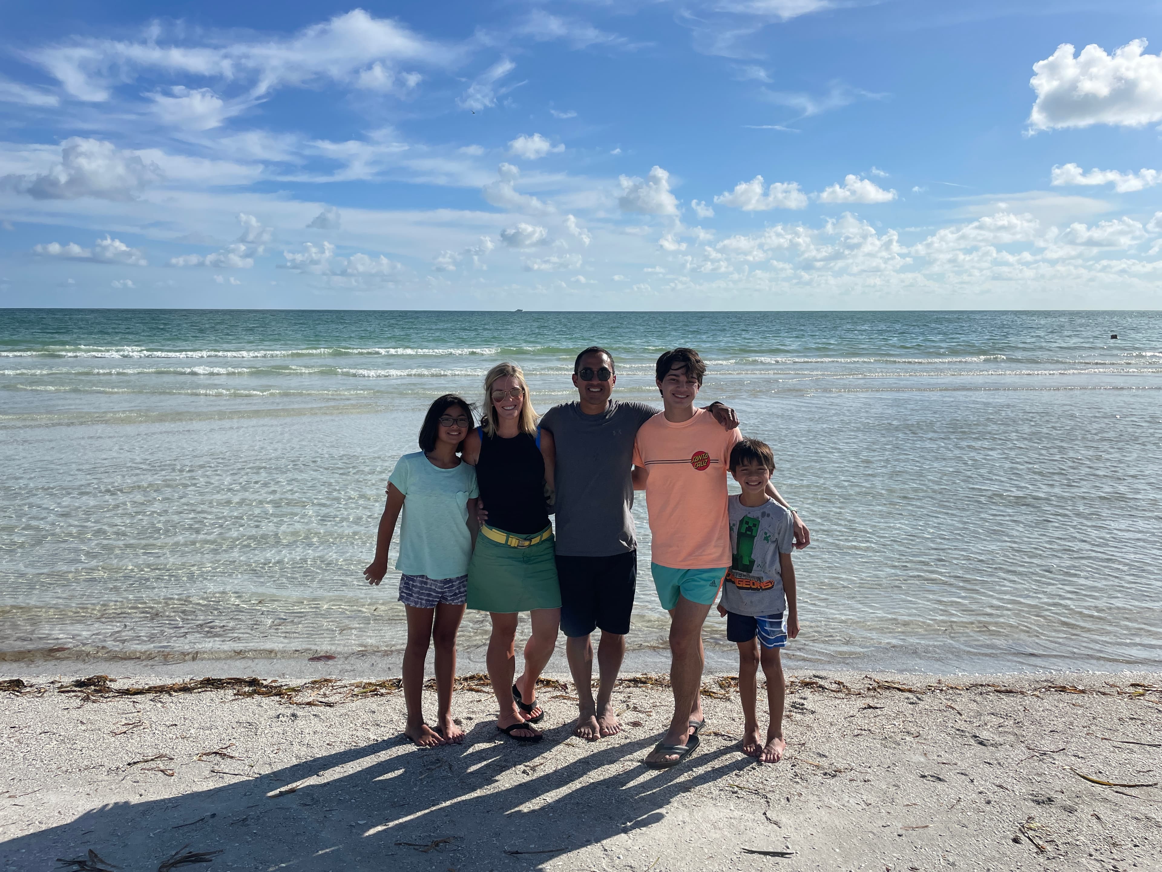 Carlos Almonte with family
